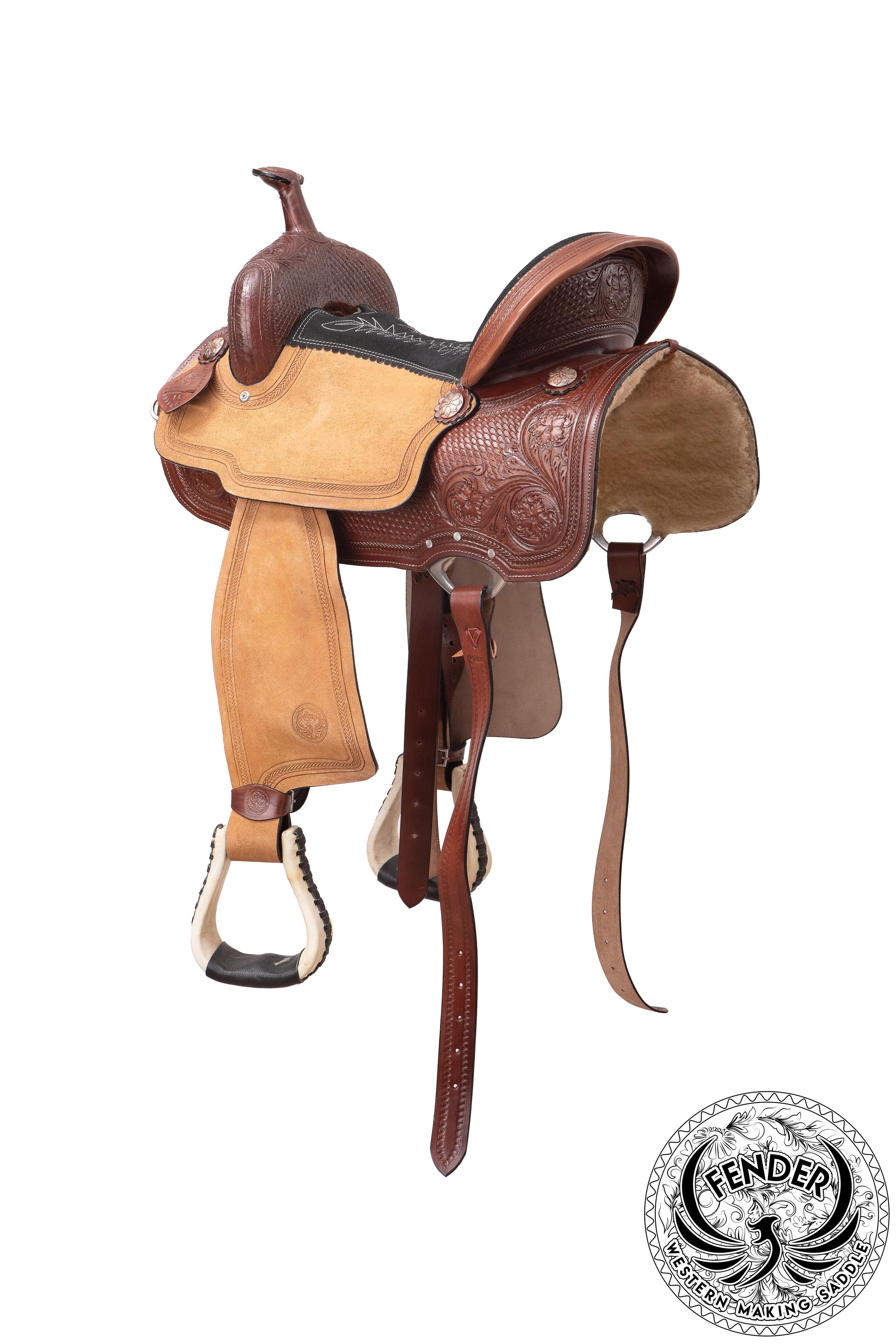 Sella Western da Barrel Professional  Fender Saddle Usa 0551 3/7