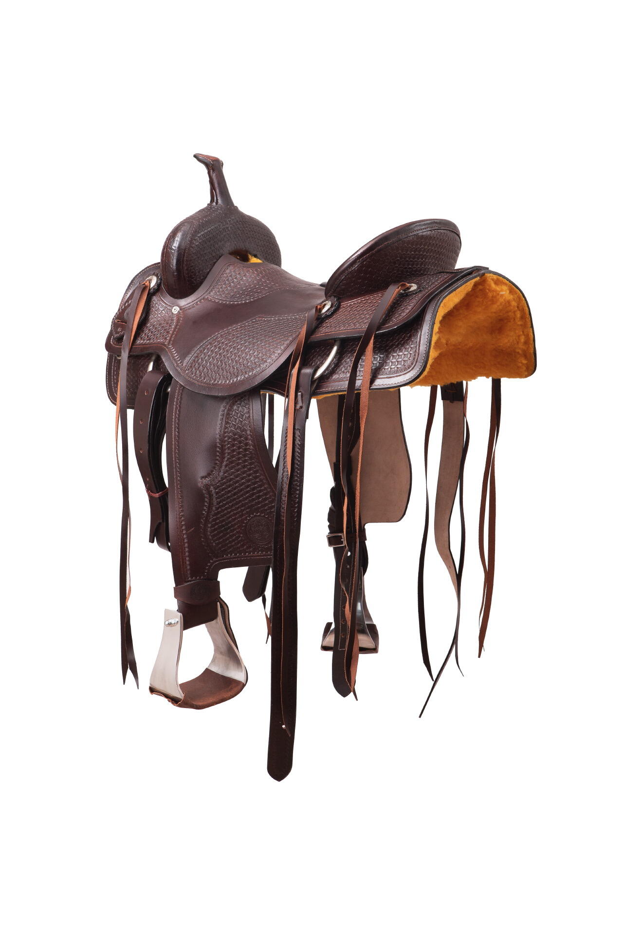 Sella Western professionale modello da Cutting Fender Saddle USA 7324 3/7