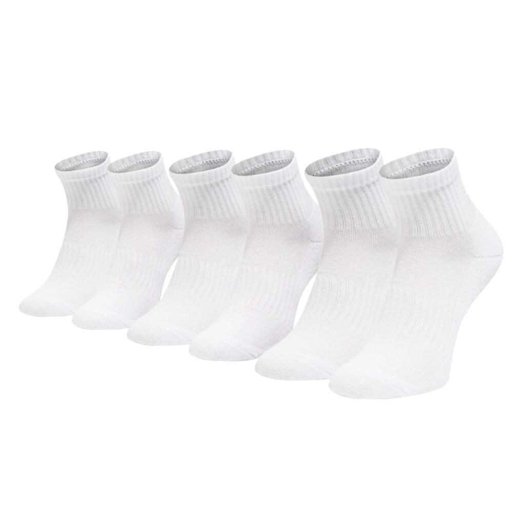 3x Chaussettes Blanches Homme Under Armour Quarter UNDER ARMOUR Decathlon