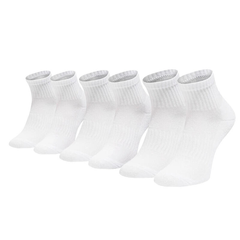 X3 Paires de chaussettes Blanches Femme Under Armour Heatgear