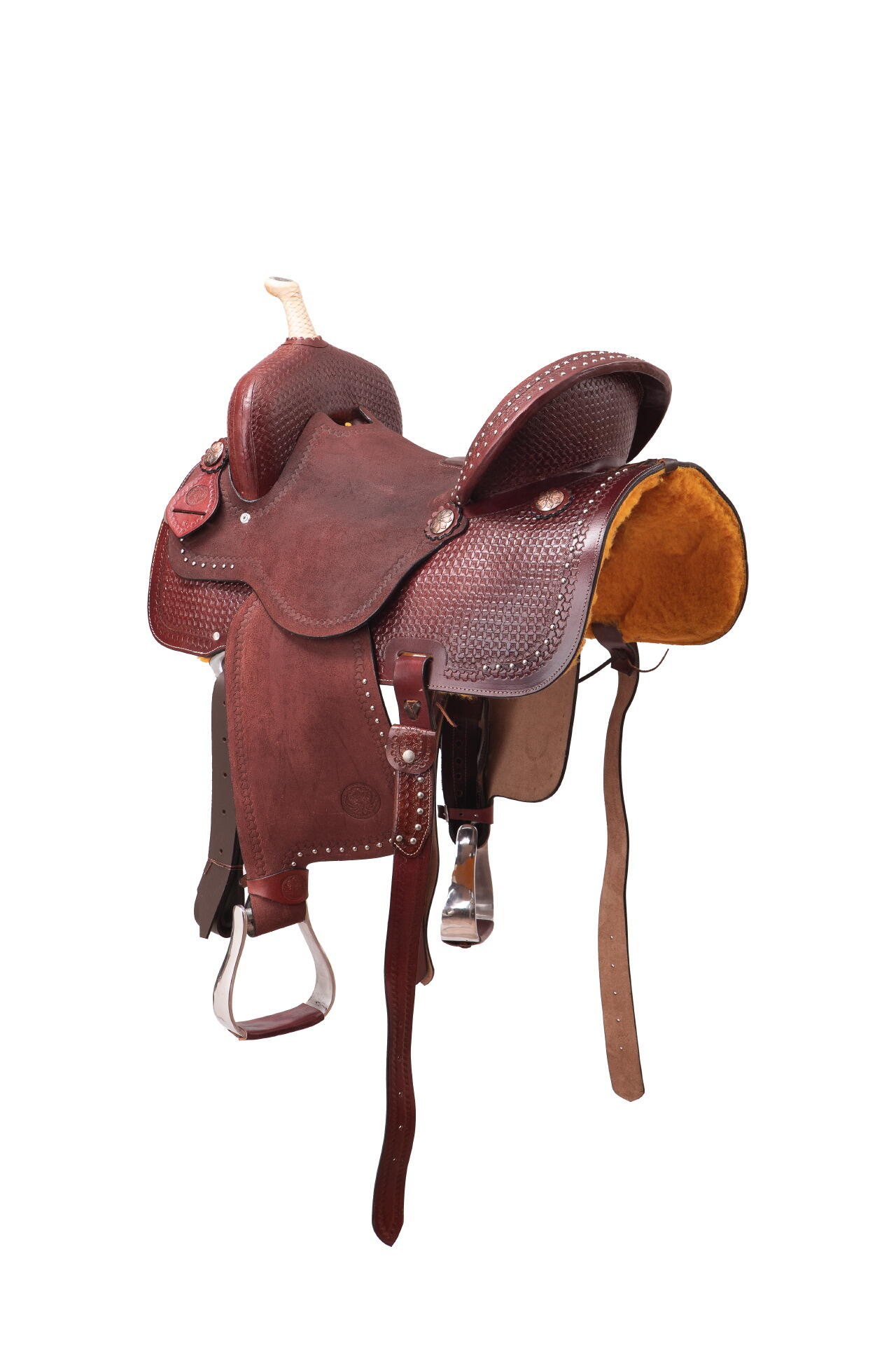 Sella Western professionale modello da Barrel Fender Saddle 3/7