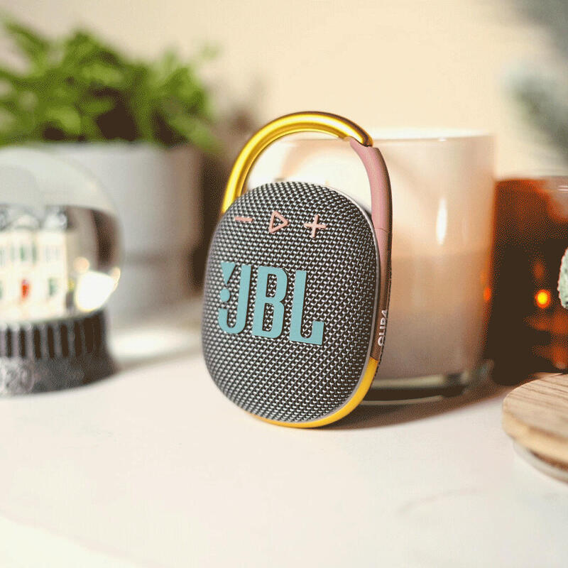 JBL Clip 4 Ultra-portable Waterproof Speaker - Grey