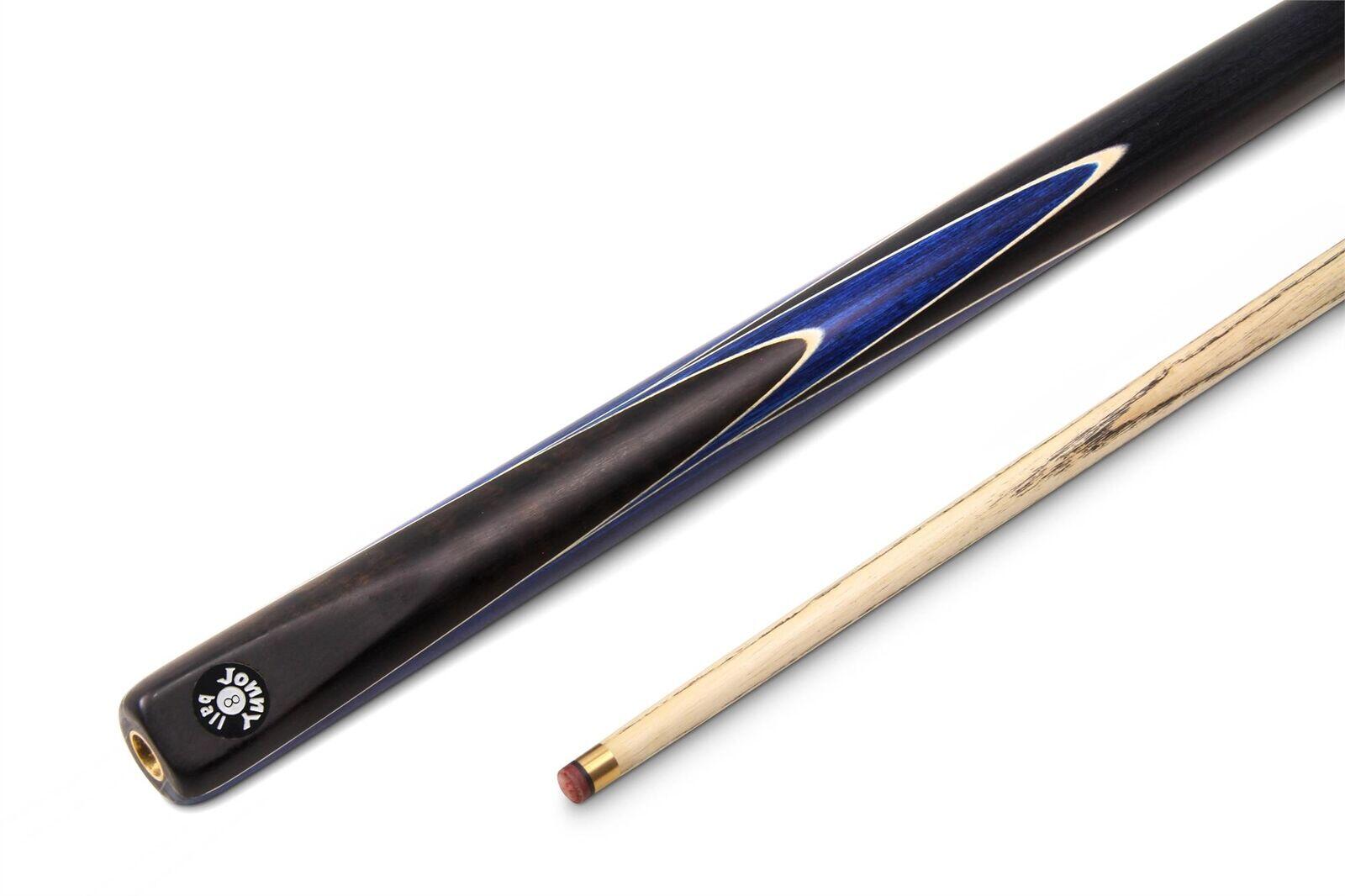 Jonny 8 Ball 3/4 BLUE SNIPER 57 Inch Ash English Pool Cue with 8mm Tip 5/6