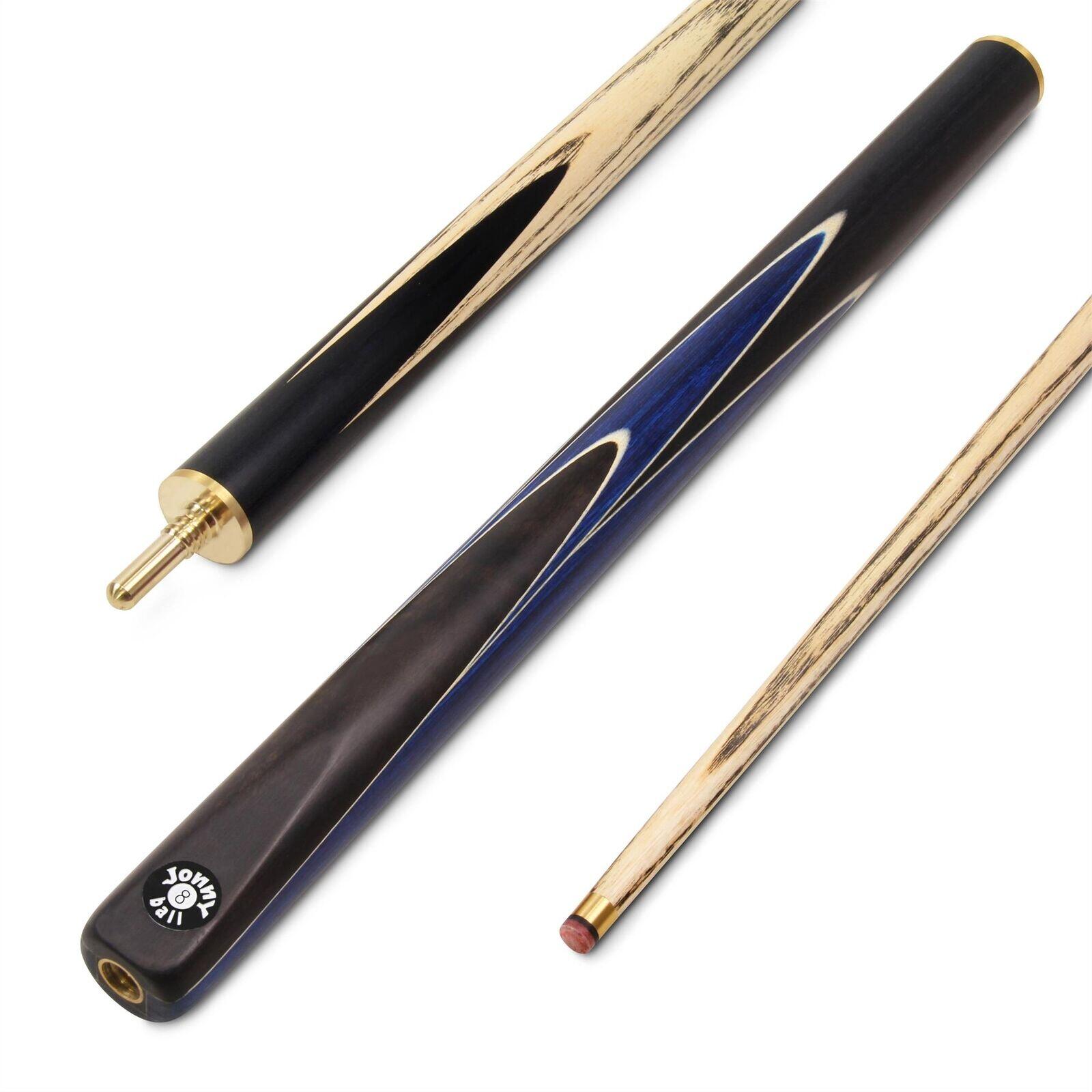 Jonny 8 Ball 3/4 BLUE SNIPER 57 Inch Ash English Pool Cue with 8mm Tip 1/6