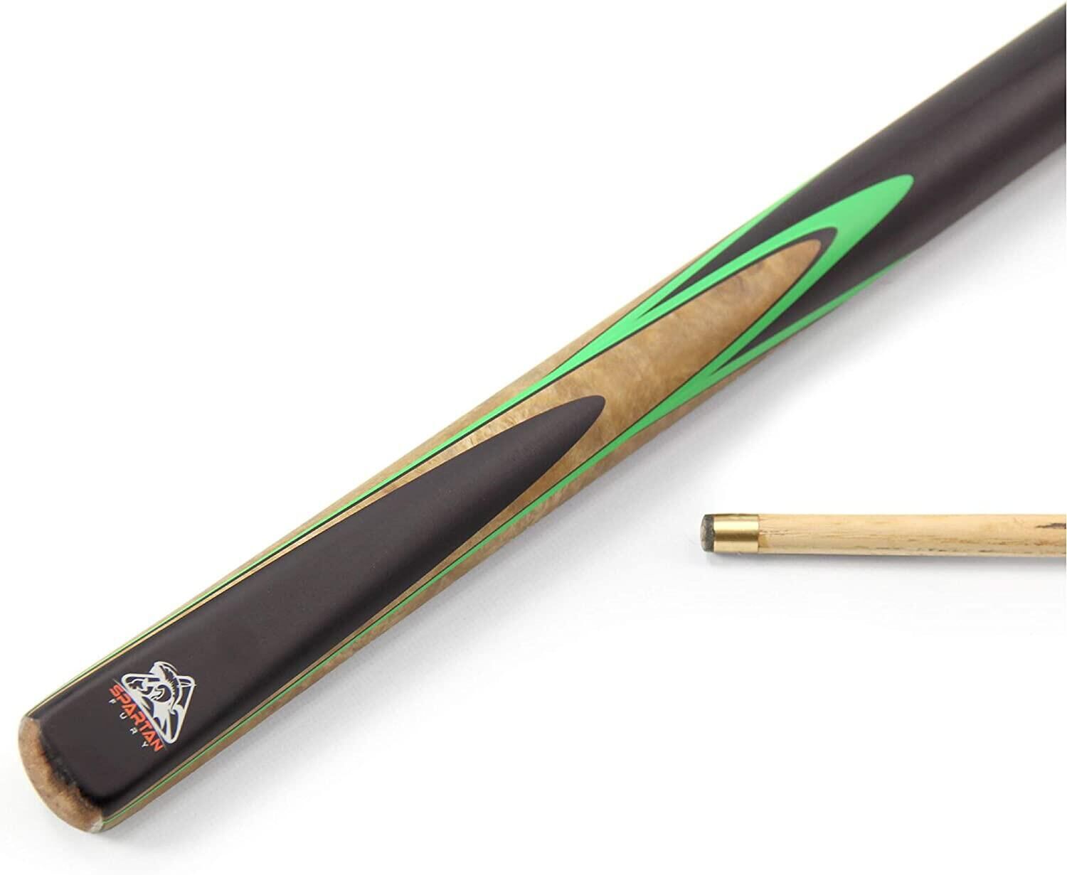 FUNKY CHALK Jonny 8 Ball 3/4 GREEN SNIPER 57 Inch Ash English Pool Cue with 8mm Tip