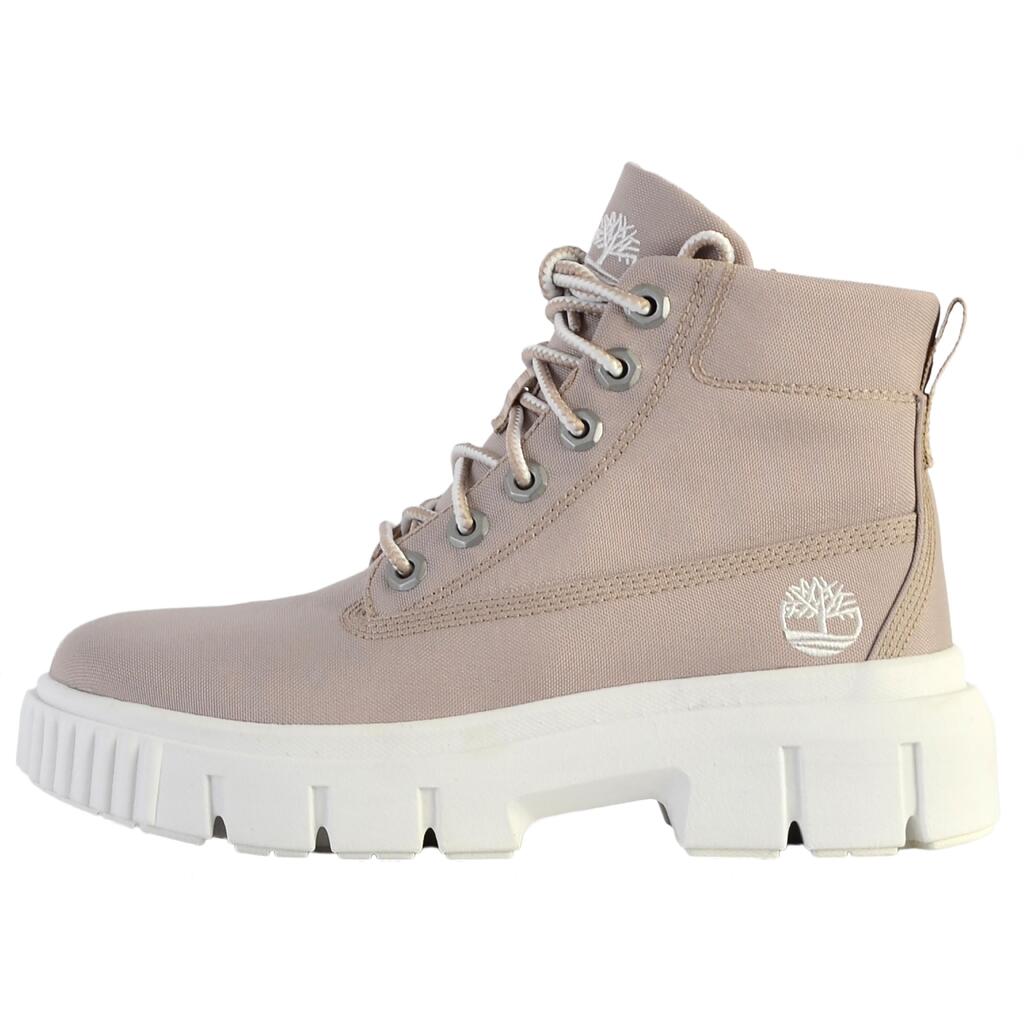 Timberland Greyfield Canvas Womens Light Beige Boots