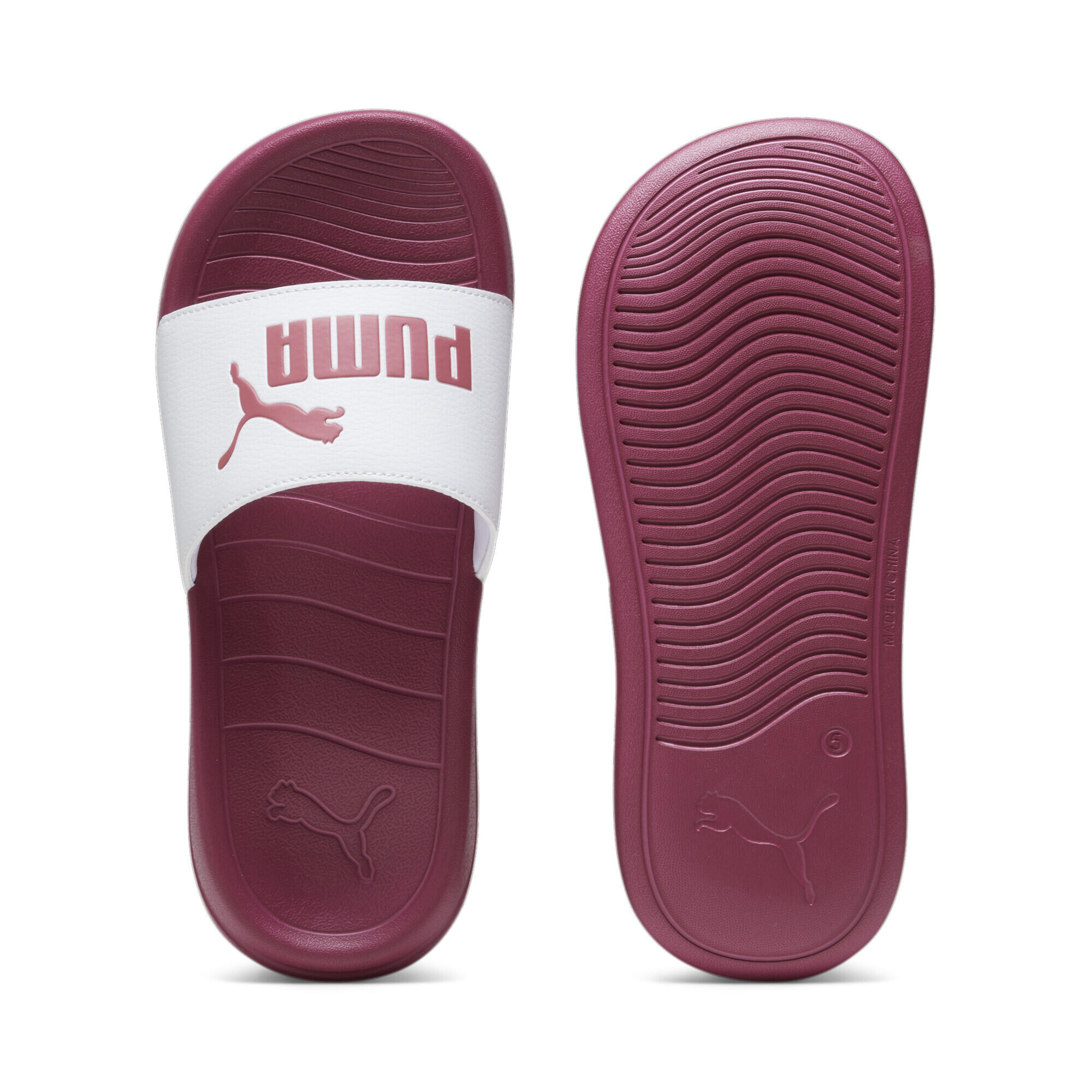 Claquettes Puma Modèle Popcat 20 Couleur Blanc 3/6