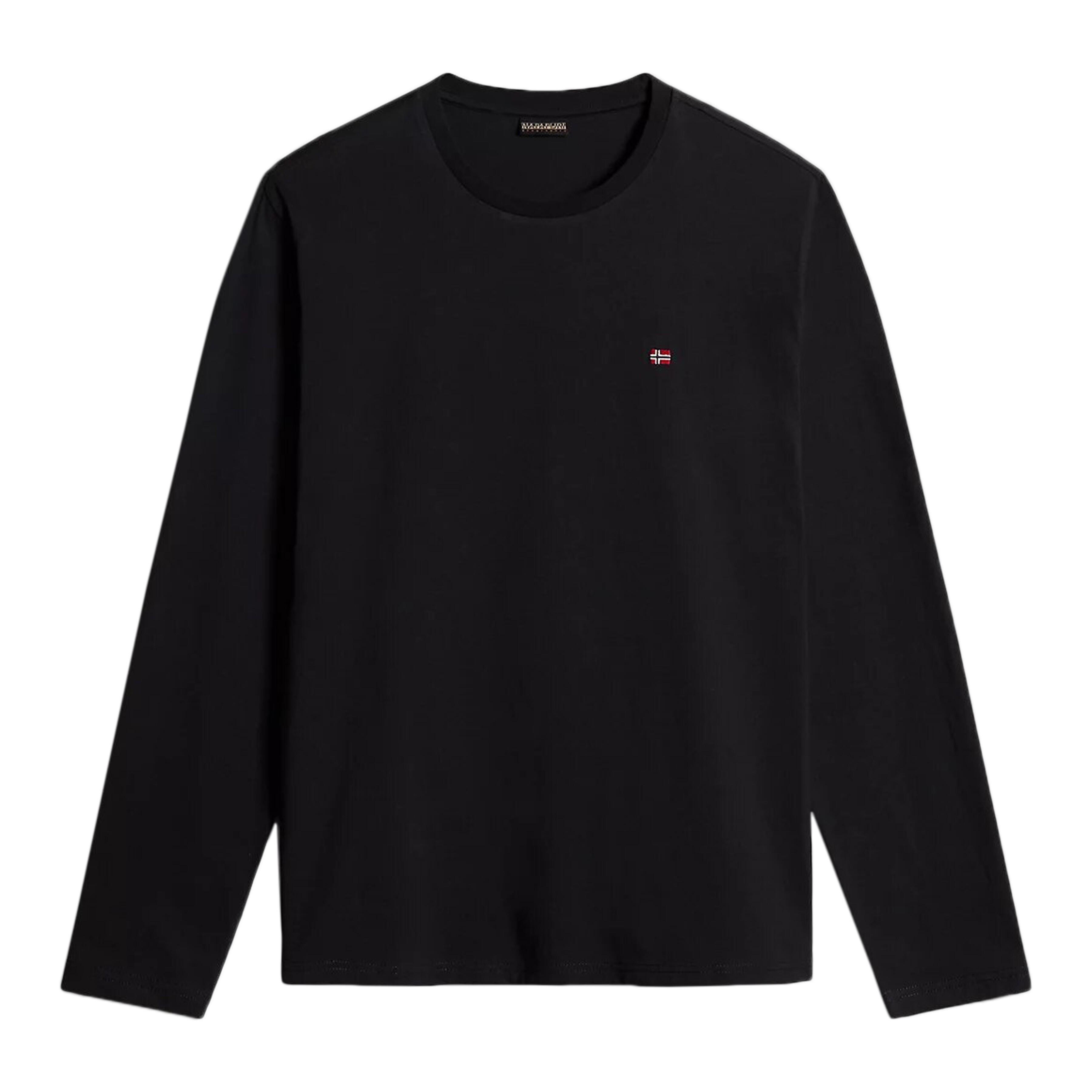 Napapijri - Tee Shirt Napapijri Salis Ls 1 - Enfant - T-shirt Manches Longues - Noir - 42 M/l - Decathlon