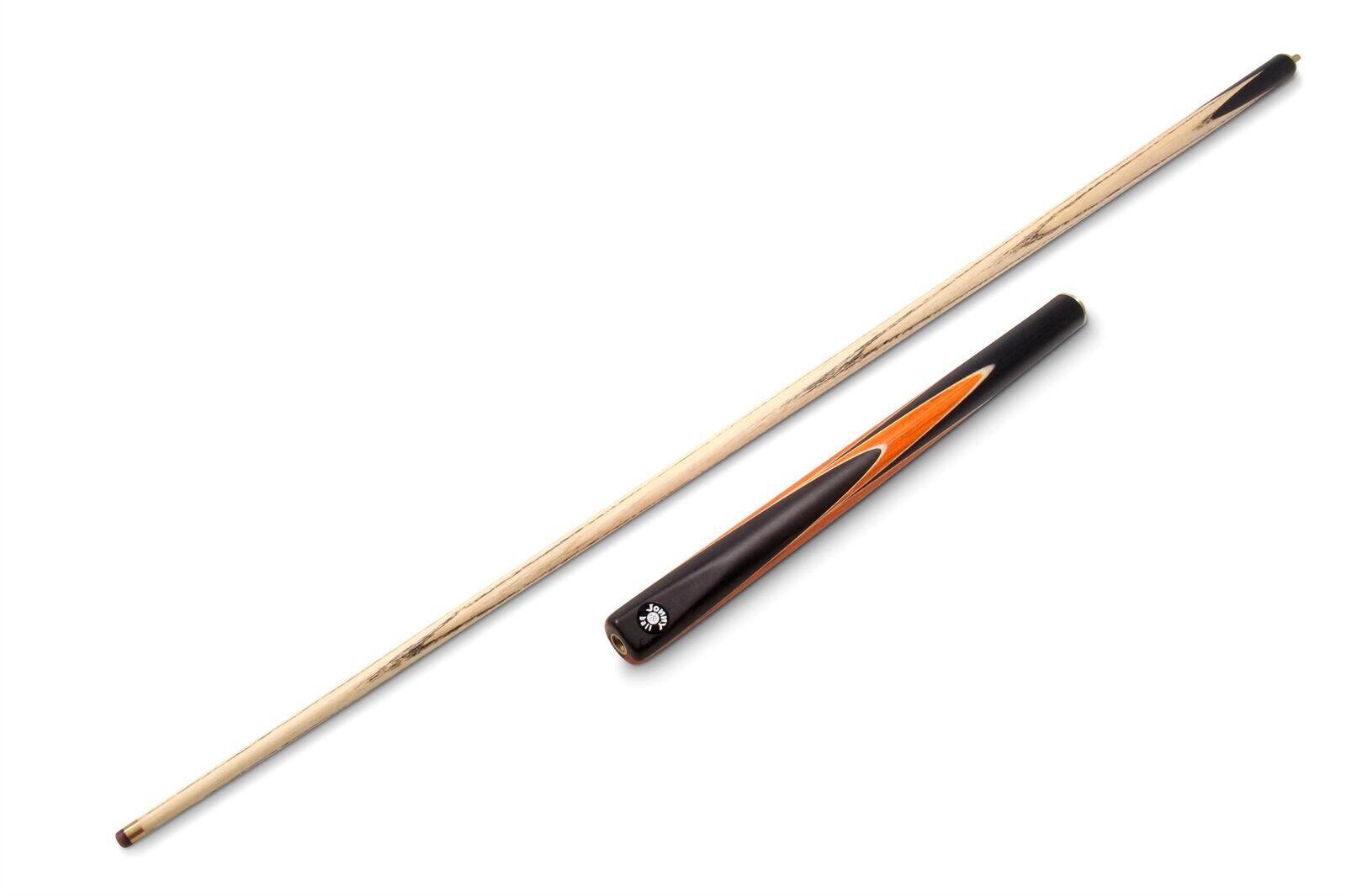 Jonny 8 Ball 3/4 ORANGE SNIPER 57 Inch Ash English Pool Cue with 8mm Tip 2/6