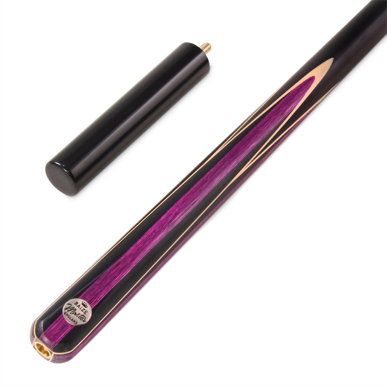 FUNKY CHALK Baize Master PURPLE JESTER 58 Inch 1 Piece Ash Snooker Pool Cue with 9.75mm Tip