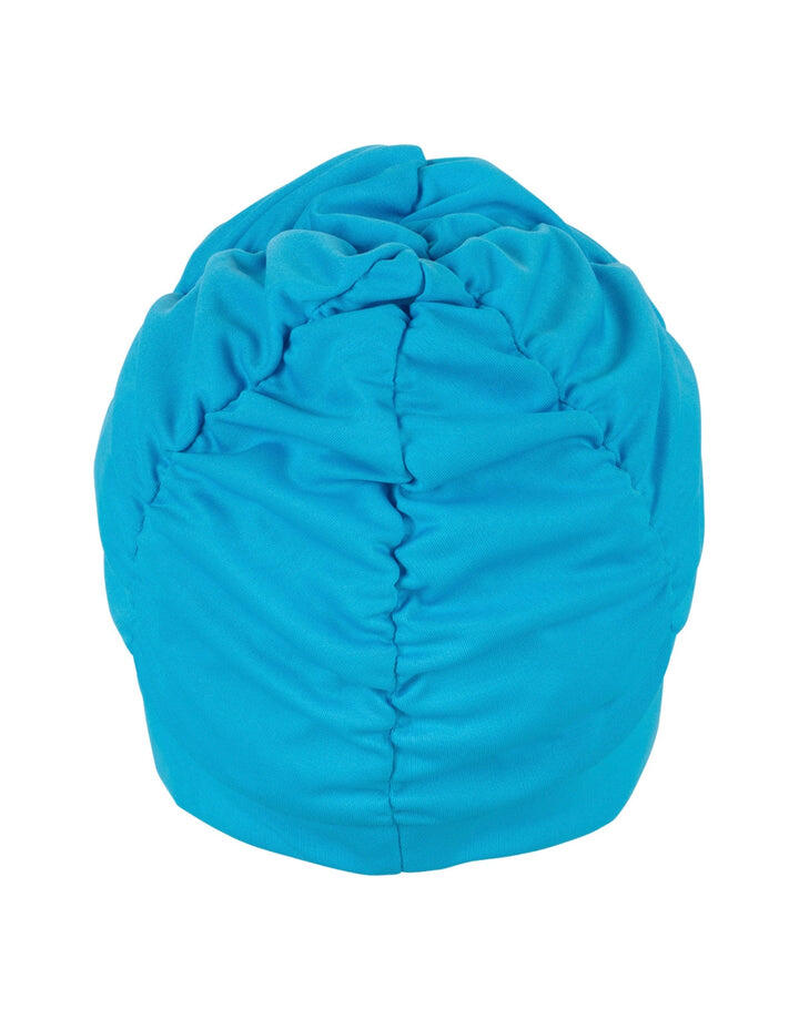 Fashy Pleated Fabric Swim Cap 3/4