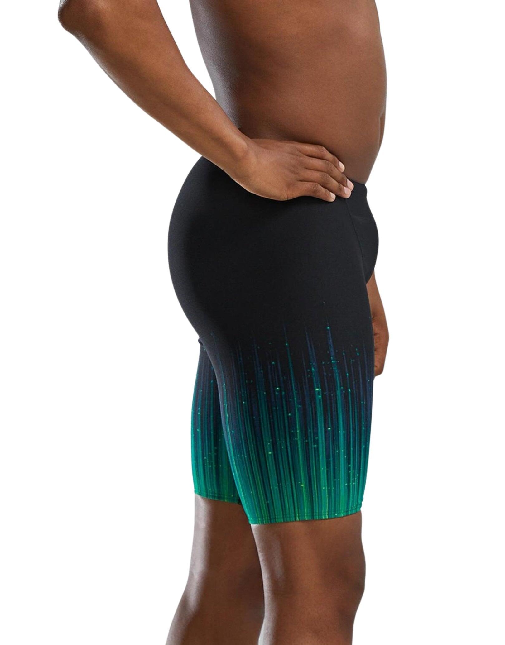 TYR Speedwarp Durafast Elite Swim Jammer - Green 3/5