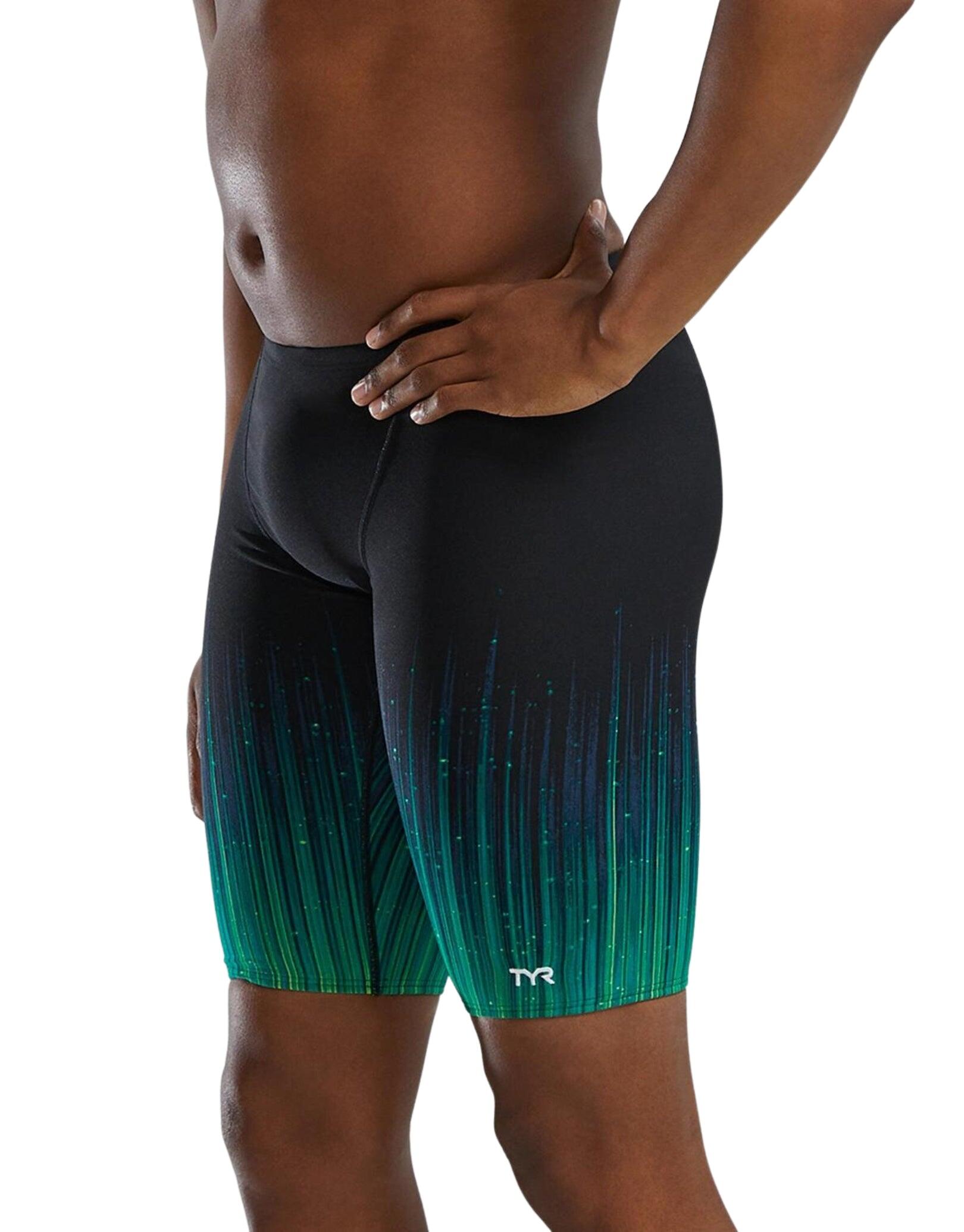 TYR Speedwarp Durafast Elite Swim Jammer - Green 1/5