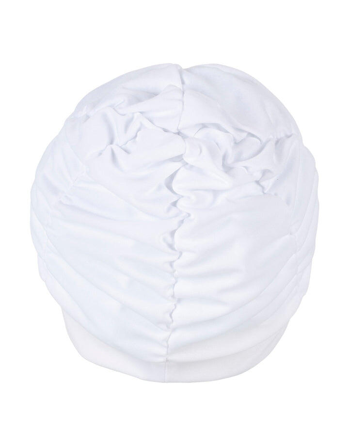 Fashy Pleated Fabric Swim Cap 3/4