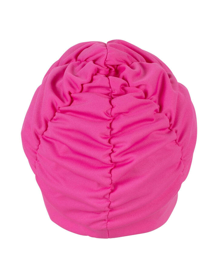 Fashy Pleated Fabric Swim Cap 3/4