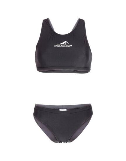Ensemble de bikini dos nageur Aquafeel - Noir