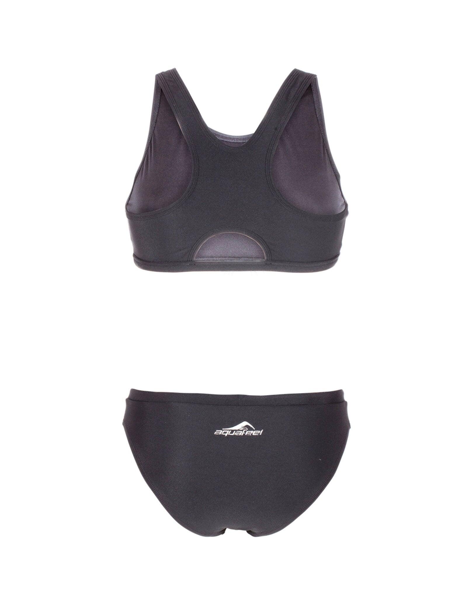 Ensemble de bikini dos nageur Aquafeel - Noir 2/3