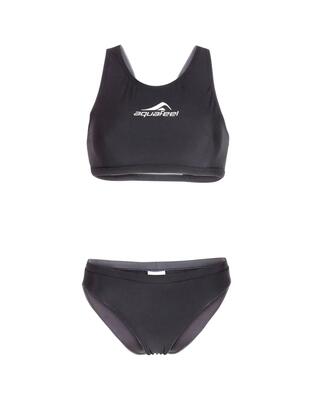 Bikini set van aquafeel met racerback - zwart