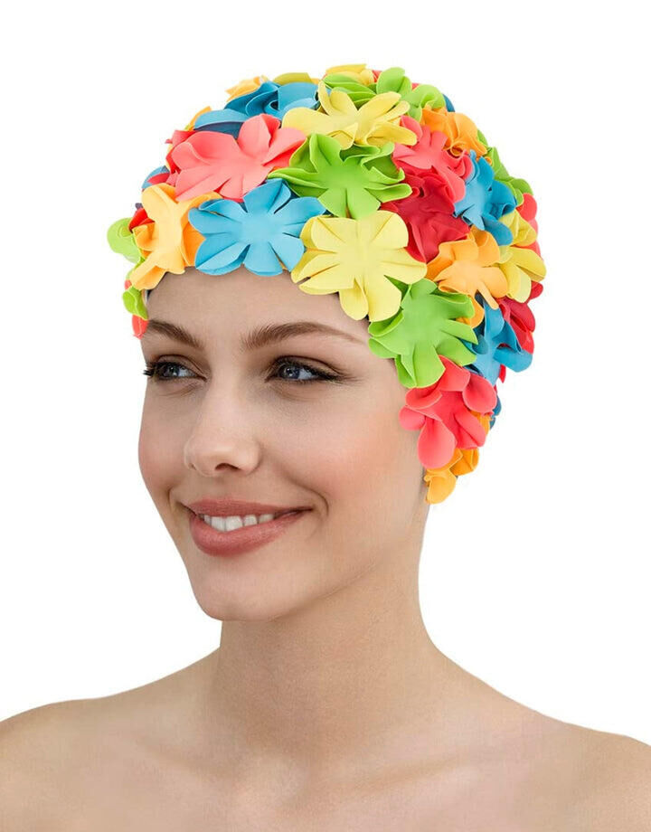 FASHY Fashy Flower Rubber Swim Cap