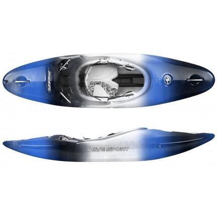 Kajak jednoosobowy do pływania górskiego Wave sport Diesel 70 Whiteout