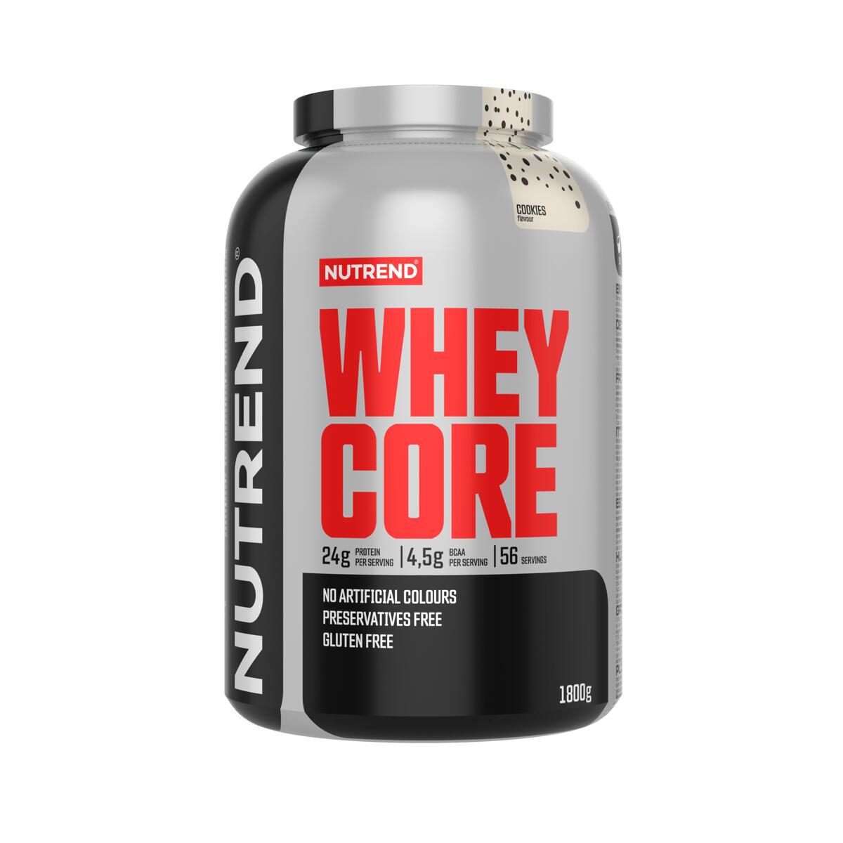 NUTREND Syrovátkový protein WHEY CORE, cookies