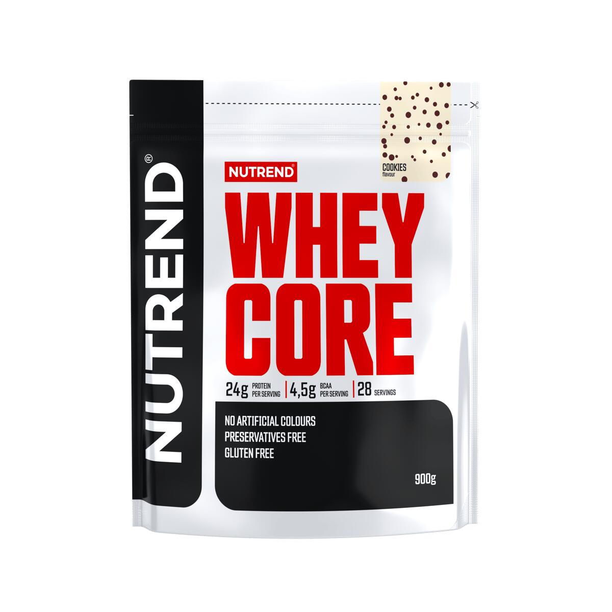 NUTREND Syrovátkový protein WHEY CORE, cookies