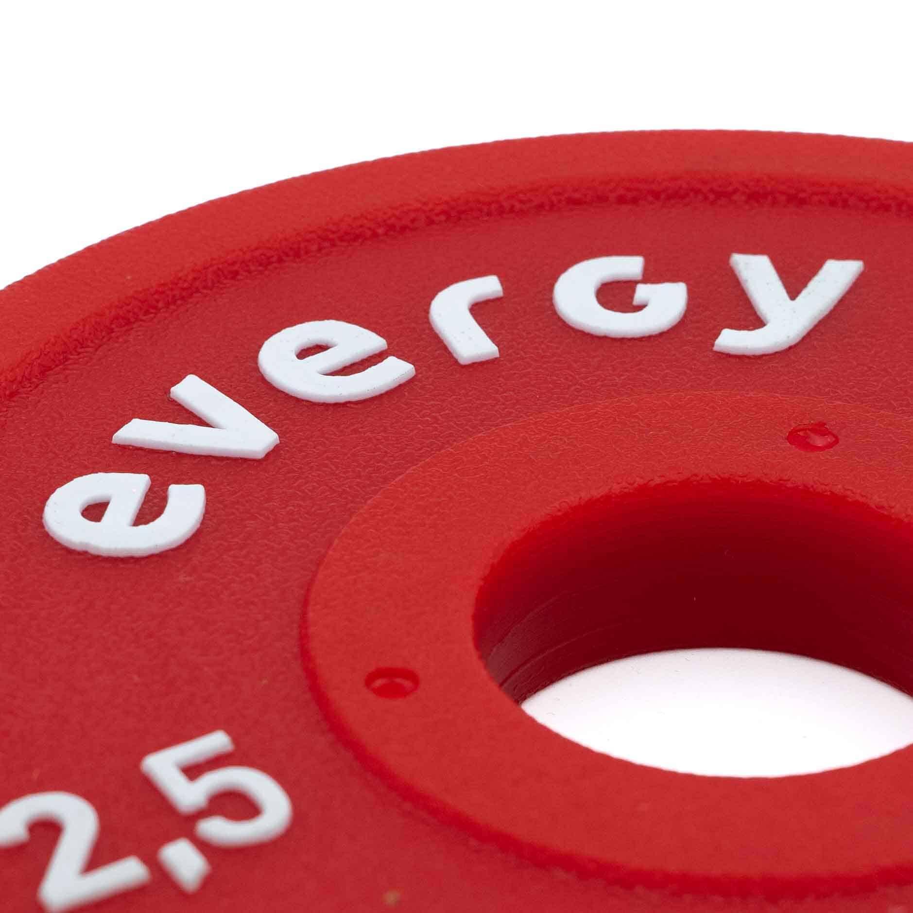 Disco fraccional color élite pu evergy 2,5kg musculación 4/5
