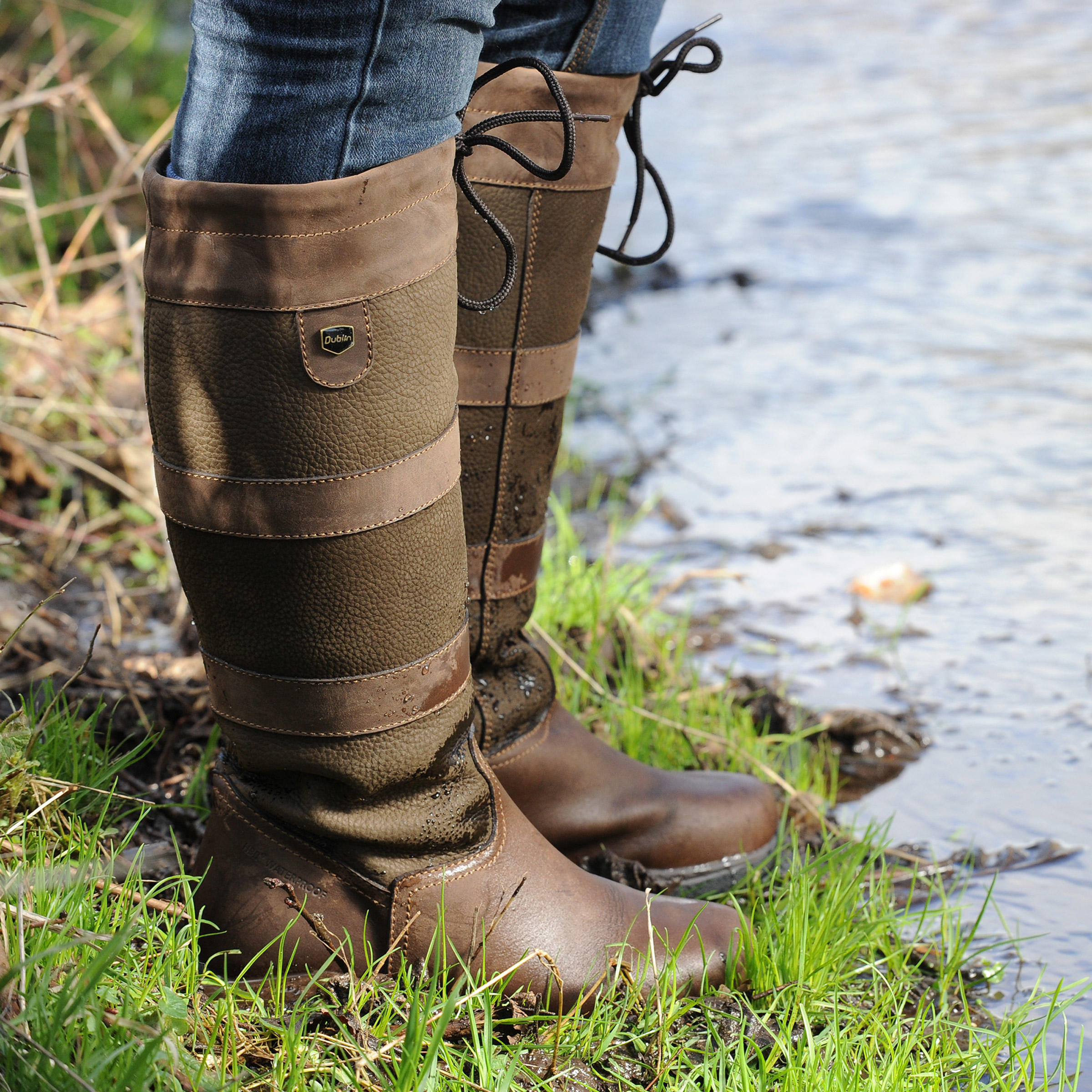 REFURBISHED WEATHERBEETA DUBLIN RIVER BOOT - Wide fit - A GRADE 3/3