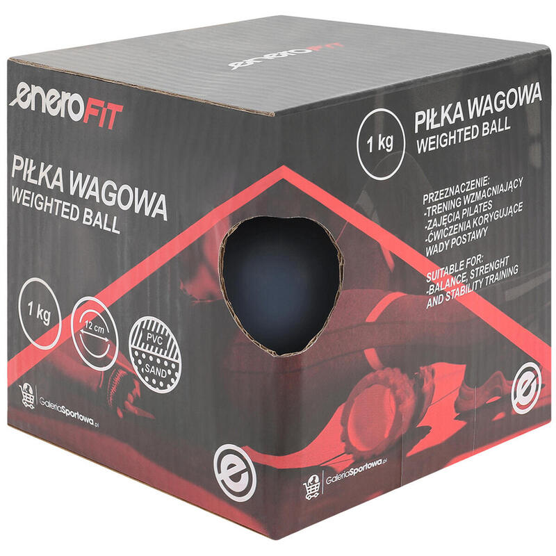 Piłka wagowa wypełniona piaskiem Enero Fit 1 kg