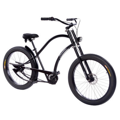 Rower miejski męski Plumbike Grand Chopper Falcon 7-biegowy z hamulcem tarczowym