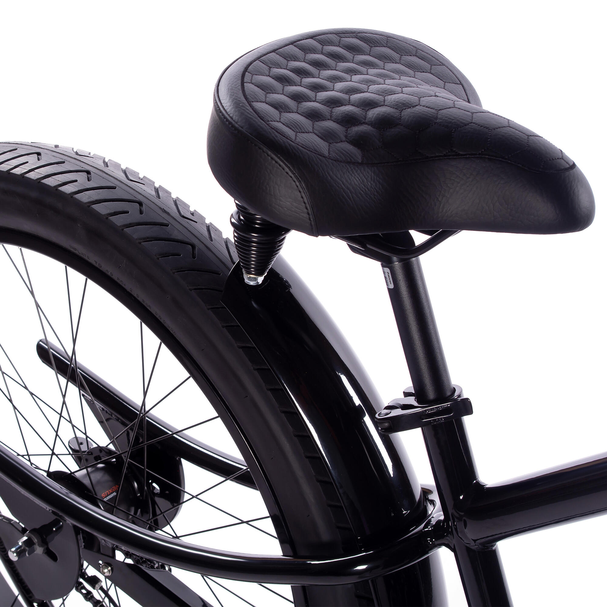 Rower miejski męski Grand Chopper Unique Glossy Black 7B z hamulem tarczowym 3/6