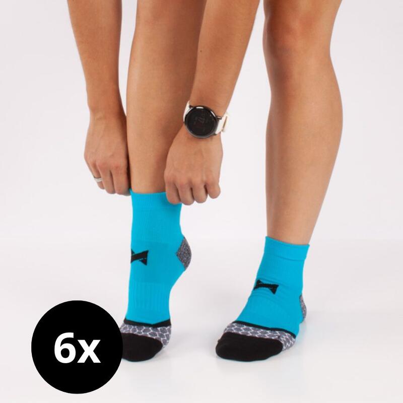 Calcetines de running Xtreme multi azul 6-PACK