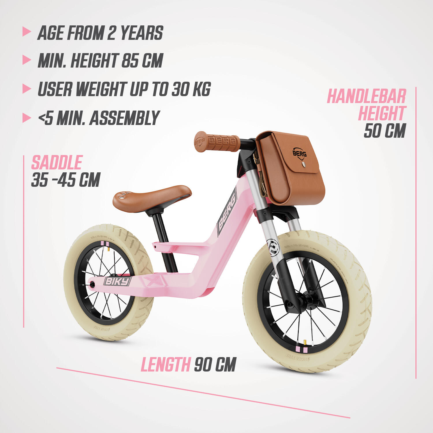 Velo d equilibre Biky Retro Vert BERG Decathlon