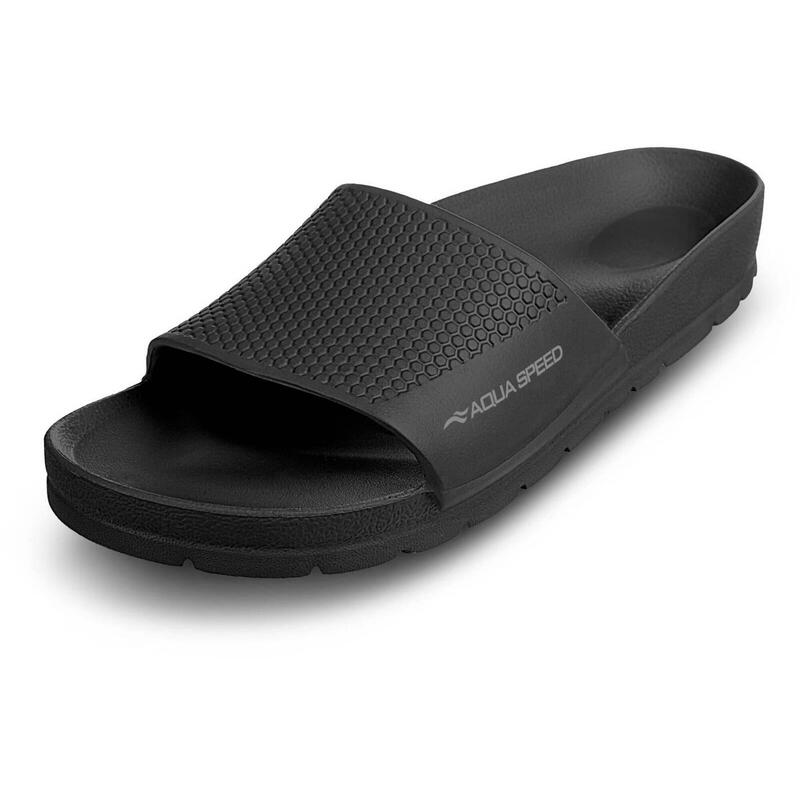 Papuci Piscină Înot AQUA-SPEED Oslo, Negru