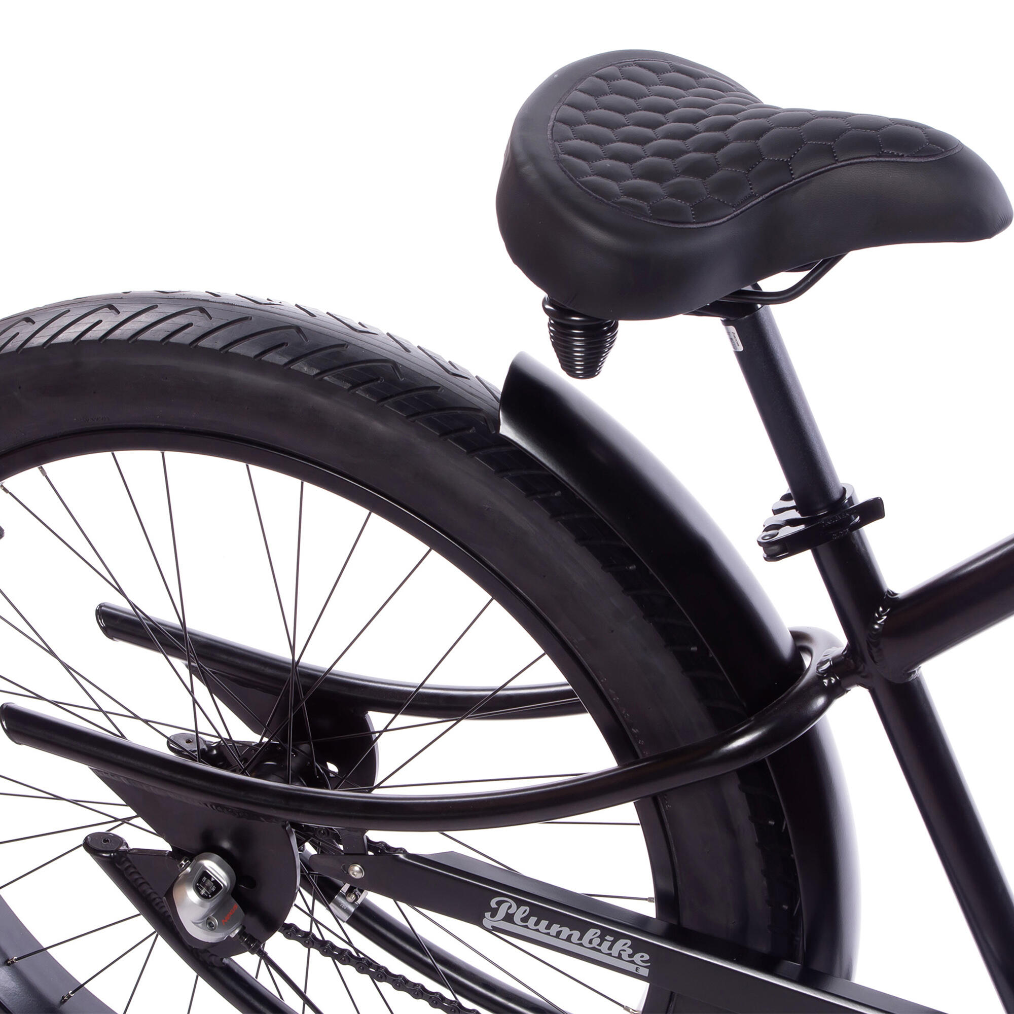 Rower miejski męski Plumbike Grand Chopper Falcon 3-biegowy z hamulcem tarczowym 3/7