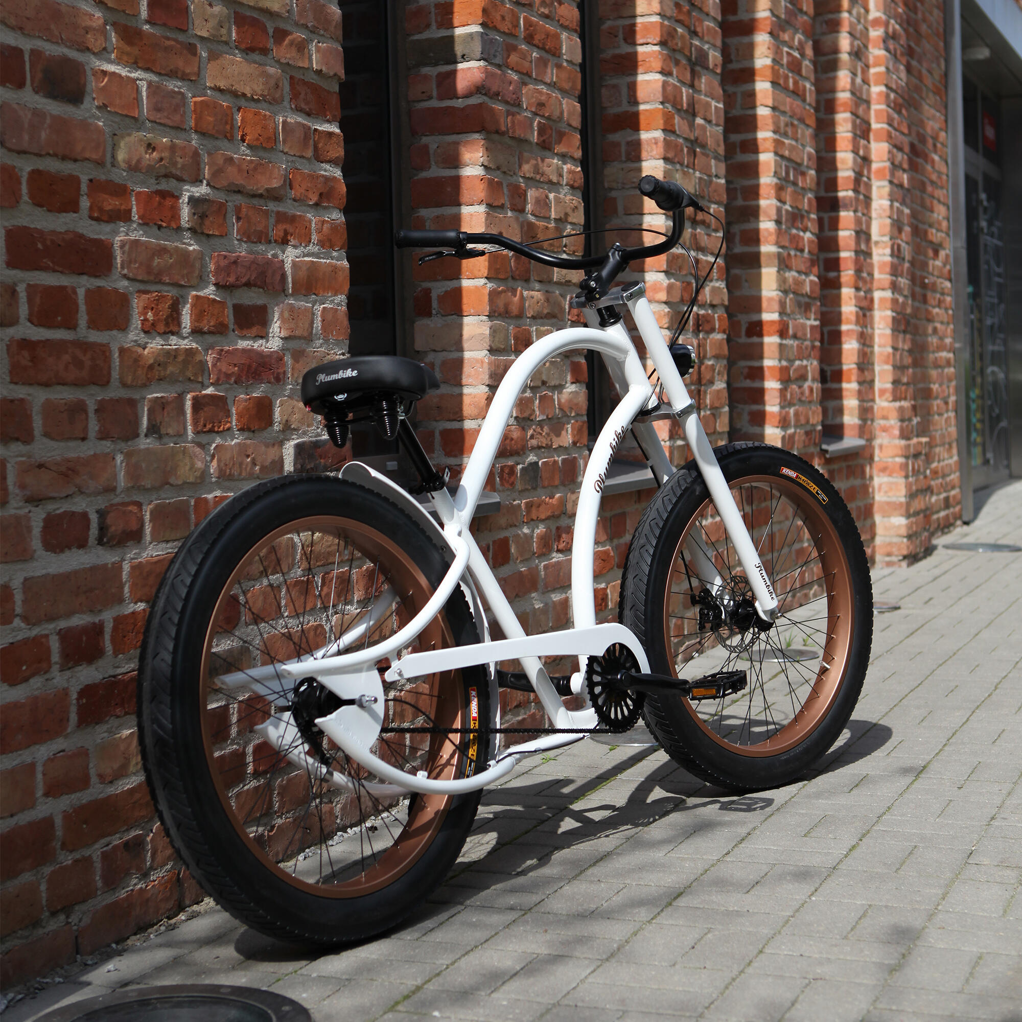 Rower miejski męski Plumbike Grand Chopper Jake 7-biegowy z hamulcem tarczowym 7/7