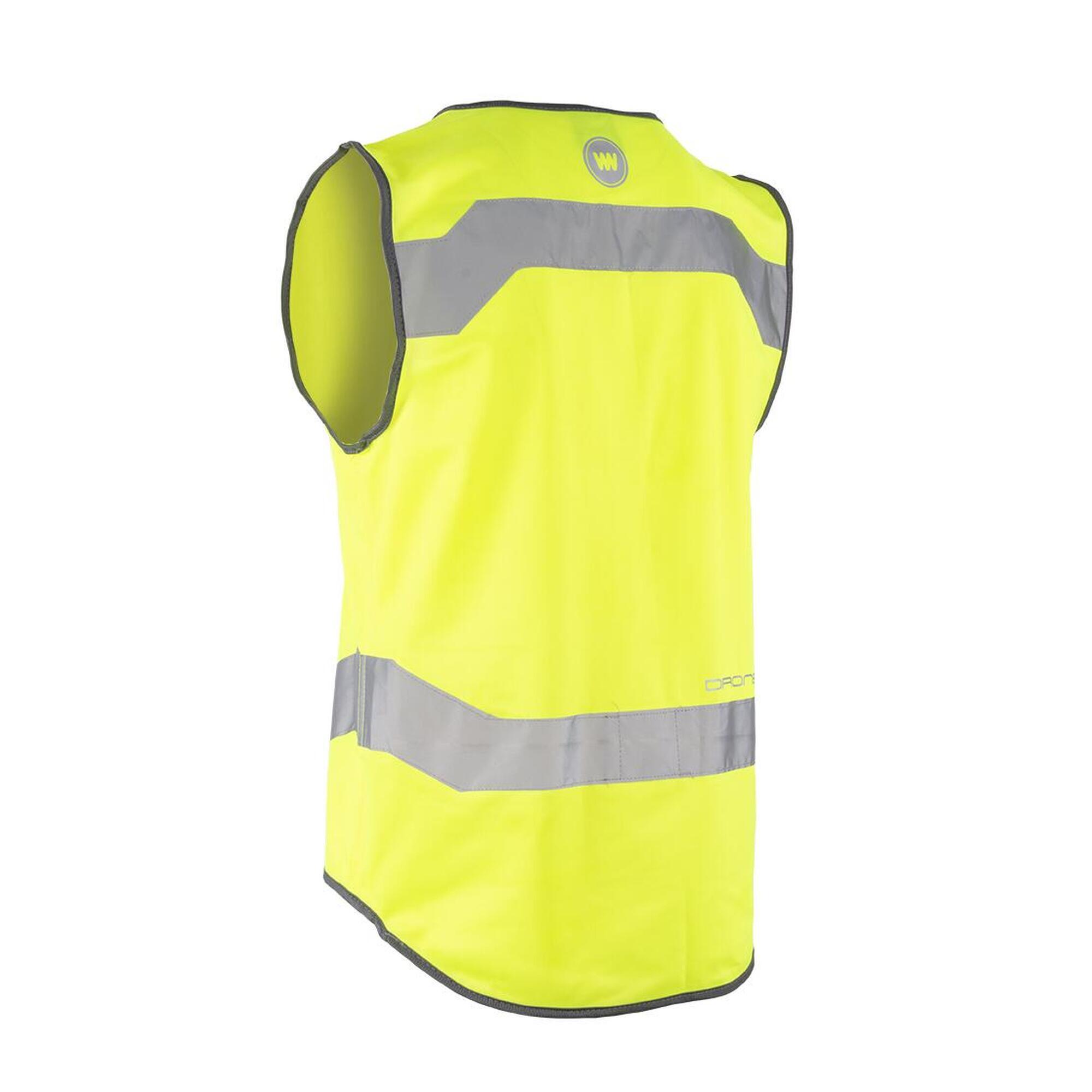 Veste de vélo - Drone - sans manches - fluorescent - réfléchissant