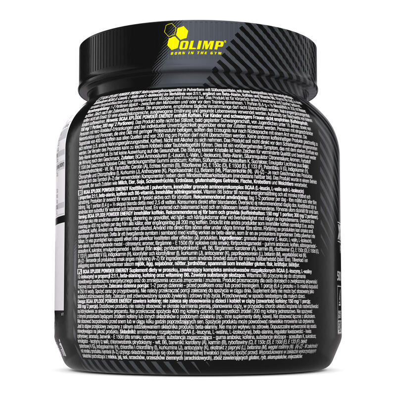 BCAA Xplode Powder Energy OLIMP 500 g Owocowy