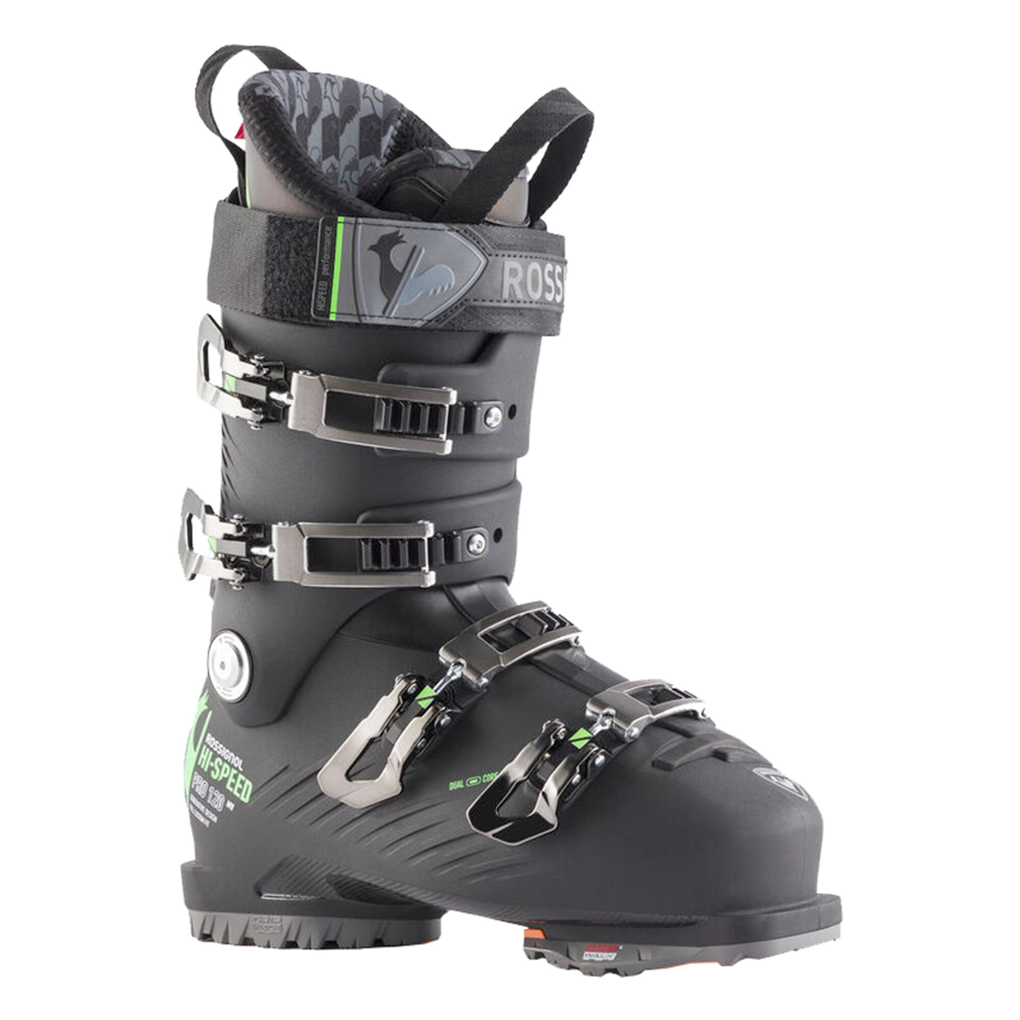 ROSSIGNOL Rossignol HI SPEED PRO 120 MV GW Schwarz Grün Skischuhe Heren