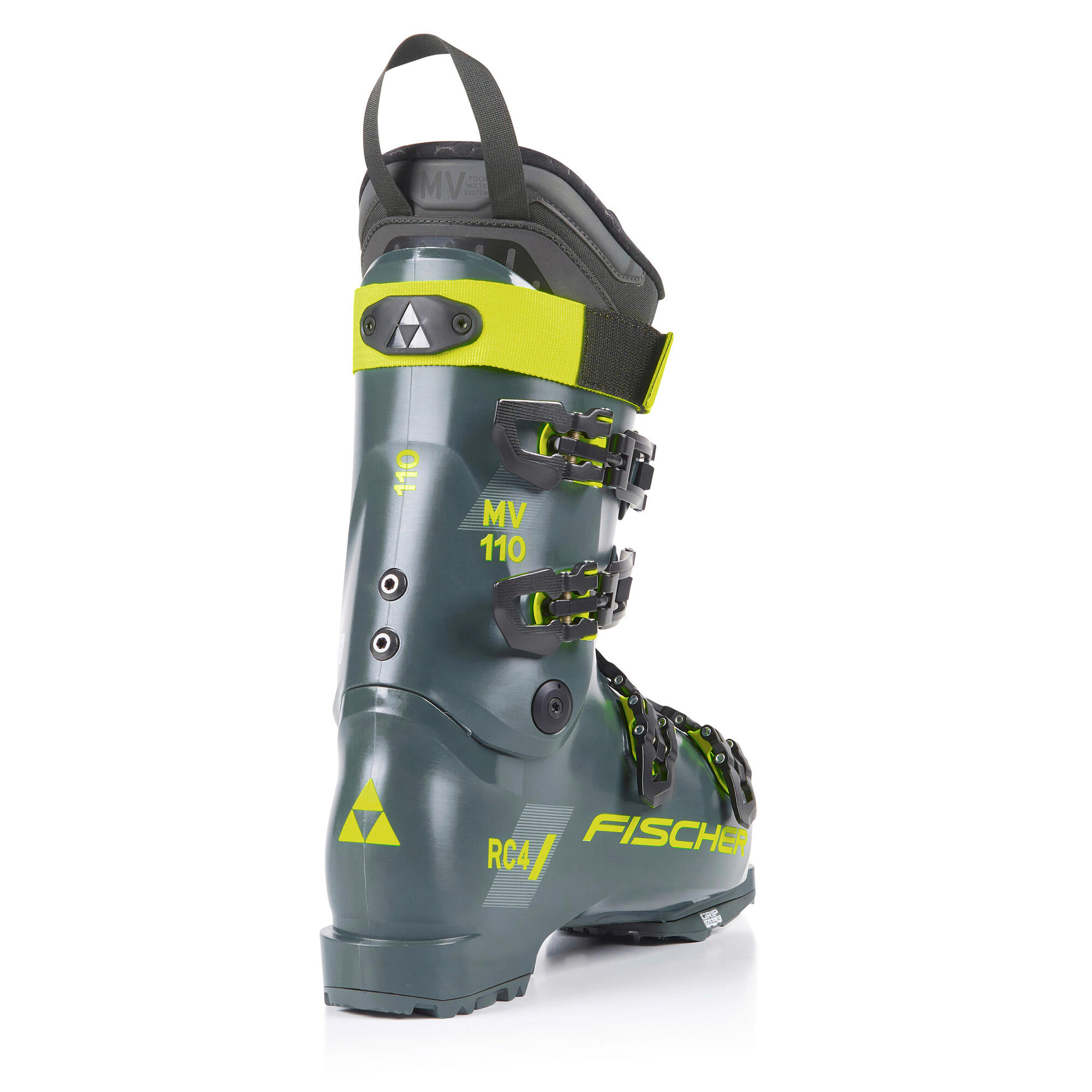 Fischer RC4 110 MV VAC GW Rhino grey/Rhino grey skischoenen Unisex 3/4