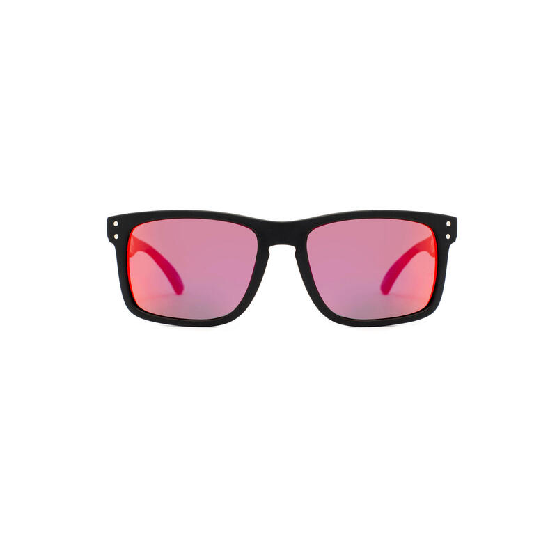 Lunettes de soleil POZZ' noir, Polarisés ROUGE - cat.3 - MUNDAKA