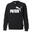 Essentials sweatshirt met groot logo jongeren PUMA Black