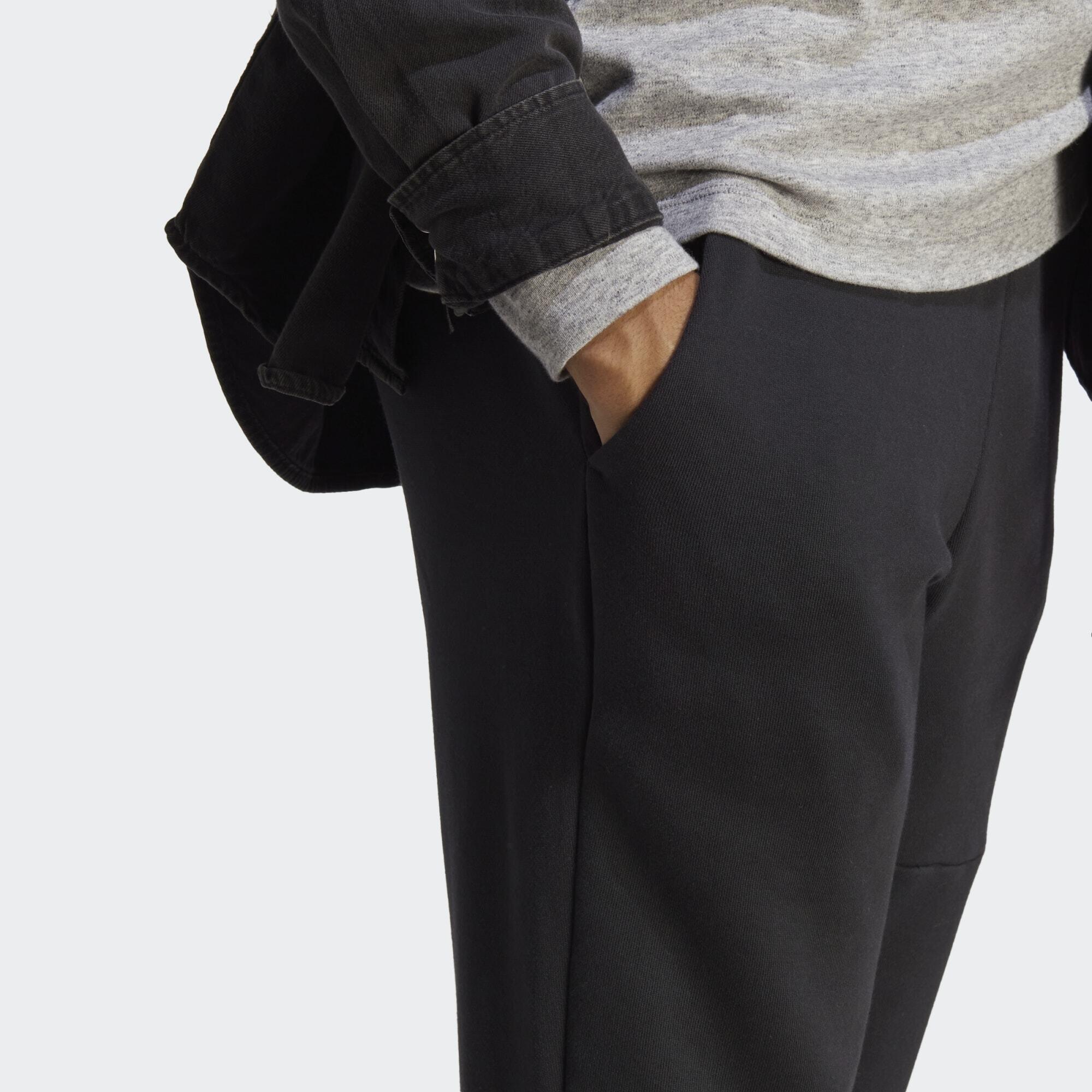 Essentials French Terry Tapered Cuff Logo Hose 5/7
