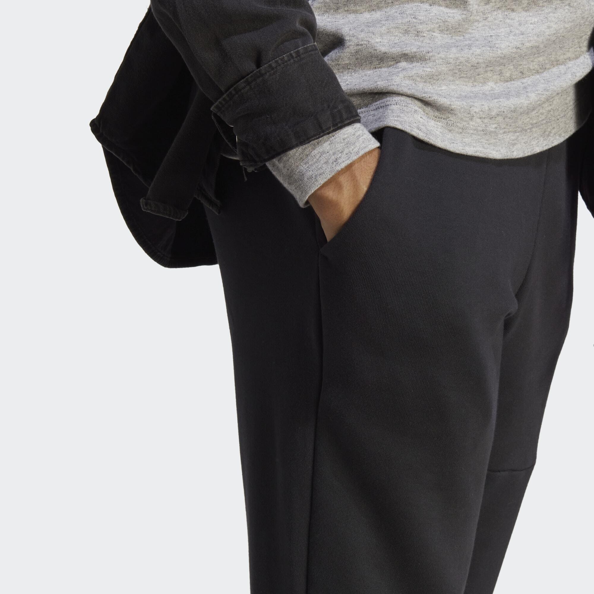 Pantaloni affusolati in pile Essentials Logo