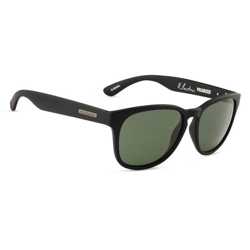 Lunettes de soleil ELECTRA noir mat, Polarisés VERT - cat.3 - MUNDAKA