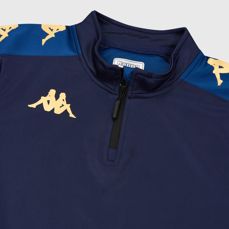 Felpe da bambino in poliestere blu da calcio 6/7