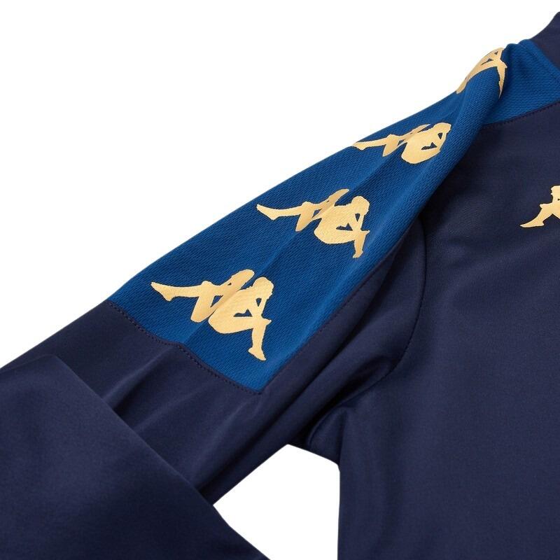 Felpe da bambino in poliestere blu da calcio 5/7
