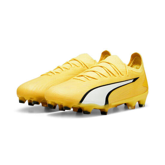Buty piłkarskie PUMA ULTRA ULTIMATE FG/AG Żółty Płomień Biały Czarny