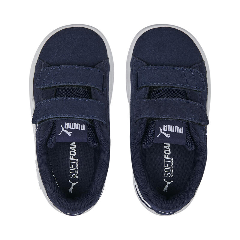 Baskets en suède Smash 3.0 Bébé PUMA Navy White Blue