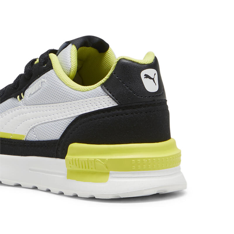 Graviton AC sneakers kinderen PUMA Silver Mist White Black Lime Sheen Gray